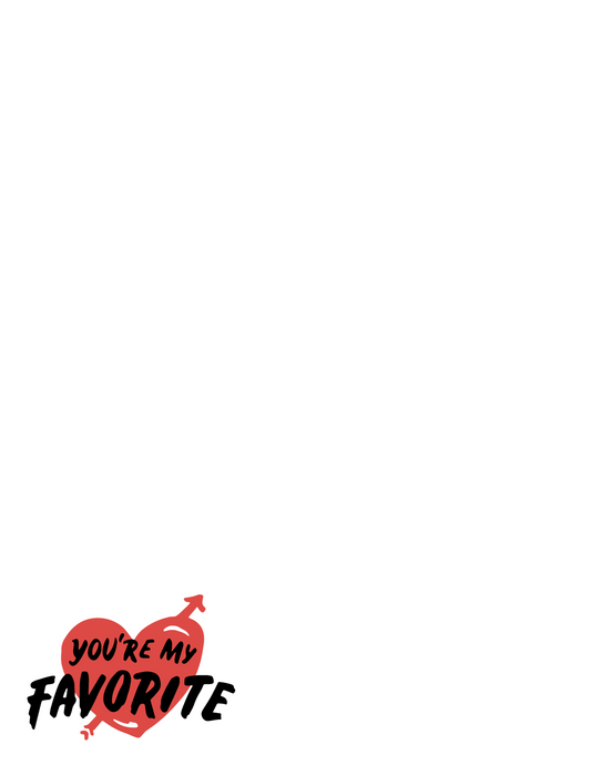 You're My Favorite | Letter