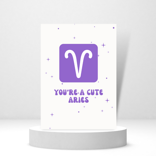 You're a Cute Aries
