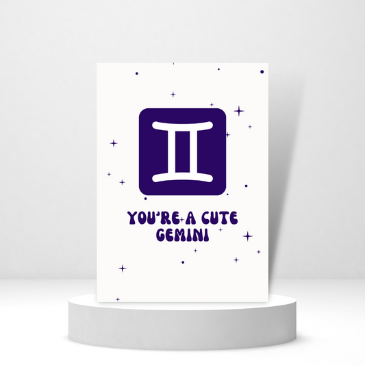 You're a Cute Gemini