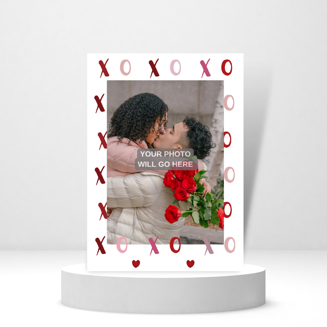 XOXO Valentine's Day Photo Card