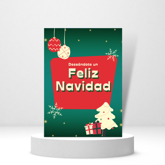 Deseándote un Feliz Navidad