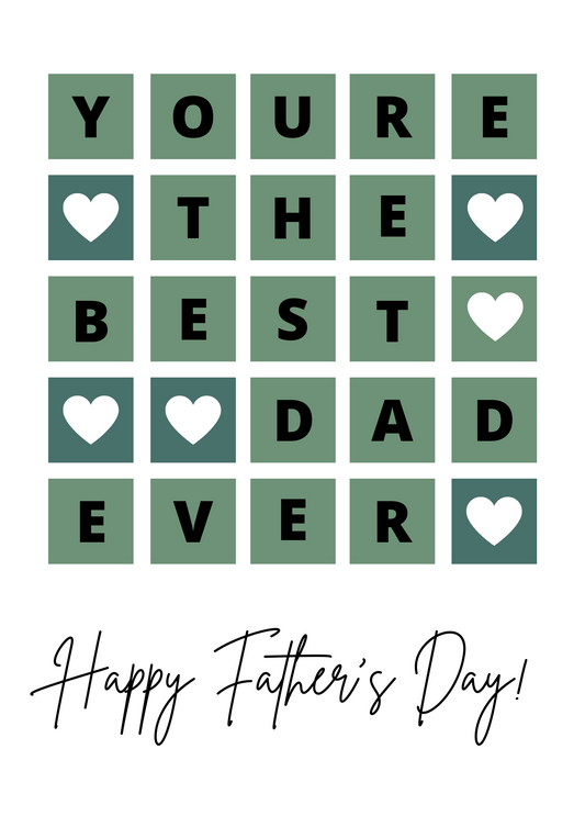 Best Dad Ever | Father's Day Card