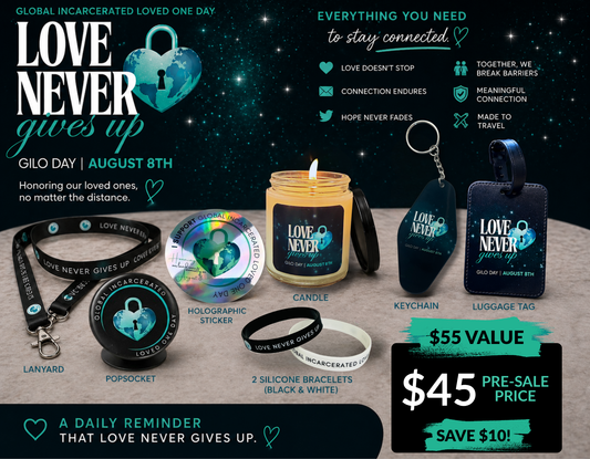GILO Day Connection Kit | FREE Shipping Included | 7-Piece Set | Global Incarcerated Loved One Day | Prison Family Support