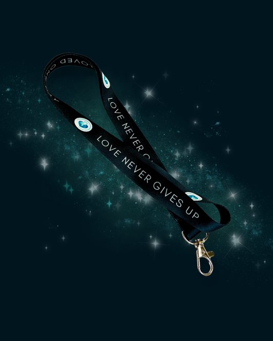 Love Never Gives Up | GILO Day Lanyard | Global Incarcerated Loved One Day | Prison Family Support