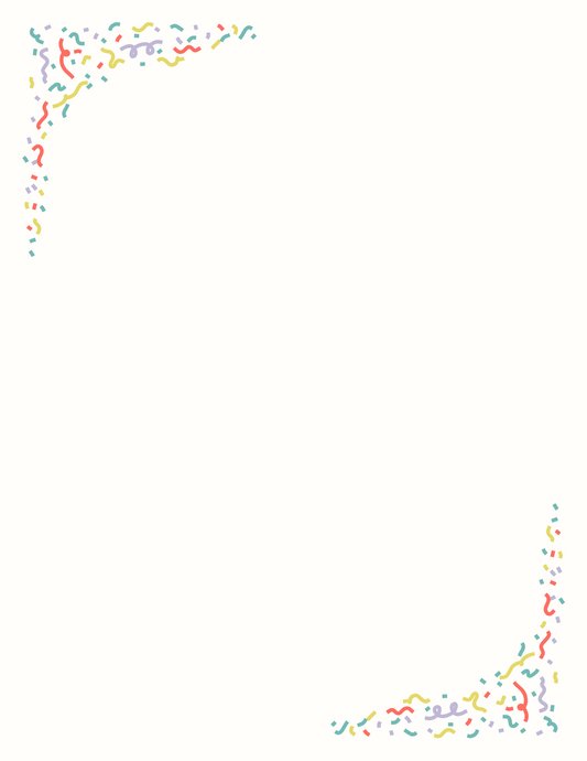 Confetti | Letter