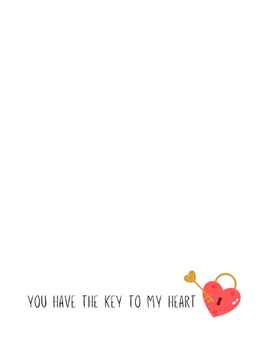 You Have the Key to My Heart | Letter
