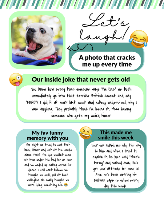 Let's Laugh! | Funny Activity Letter