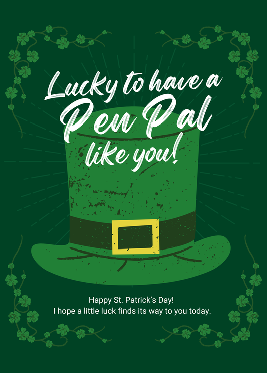 Lucky Pen Pal | St. Patrick's Day Card