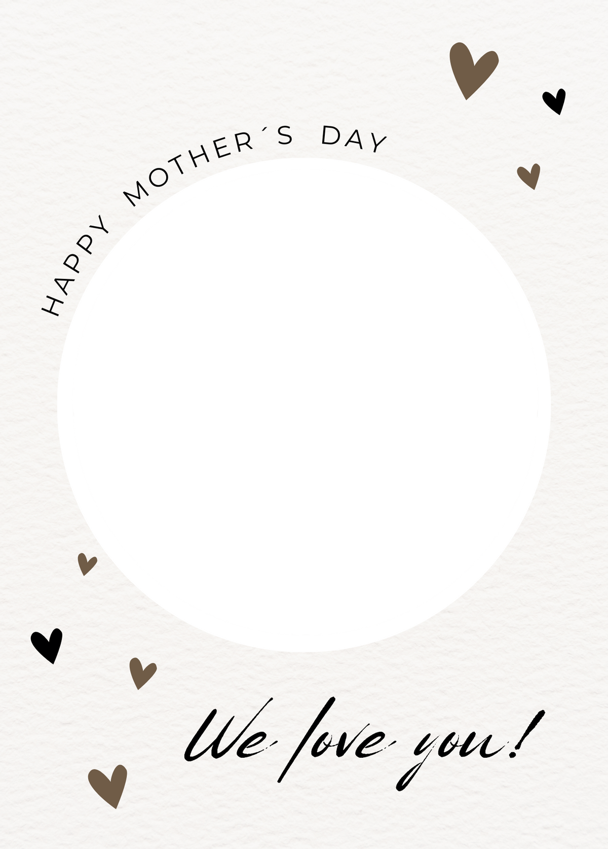 We Love You Photo Card | Personalized Mother's Day Card