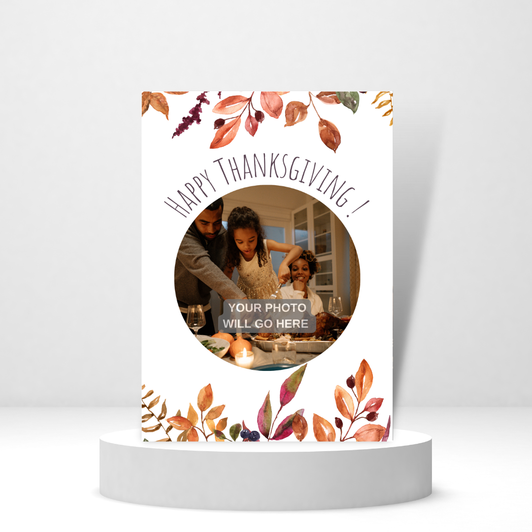 Happy Thanksgiving! | Thanksgiving Photo Card