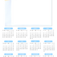 Personalized 2025 Photo Calendar - Baby Blue
