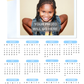 Personalized 2025 Photo Calendar - Baby Blue