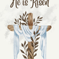 He is Risen (Draped Cross) | Easter Cross Card