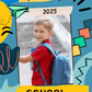 First Day of School Photo Card | Blue