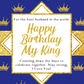 Feliz Cumpleaños Mi Rey | Tarjeta de cumpleaños en español