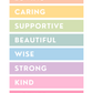 Mom Adjectives | Mother's Day Card