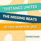 Two Hearts In Love | Motivational Quote Card