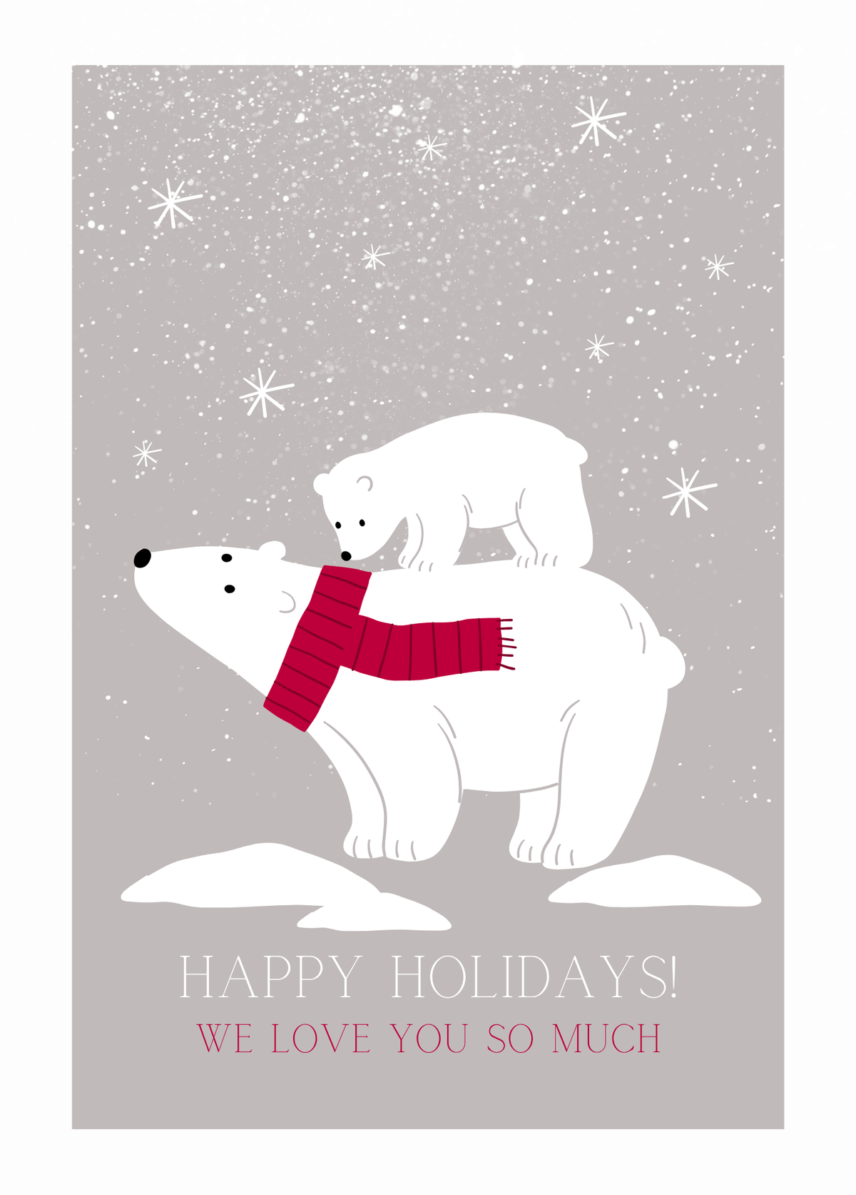 We Love You So Much | Holiday Card
