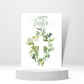 Happy Easter Greenery | Easter Cross Card